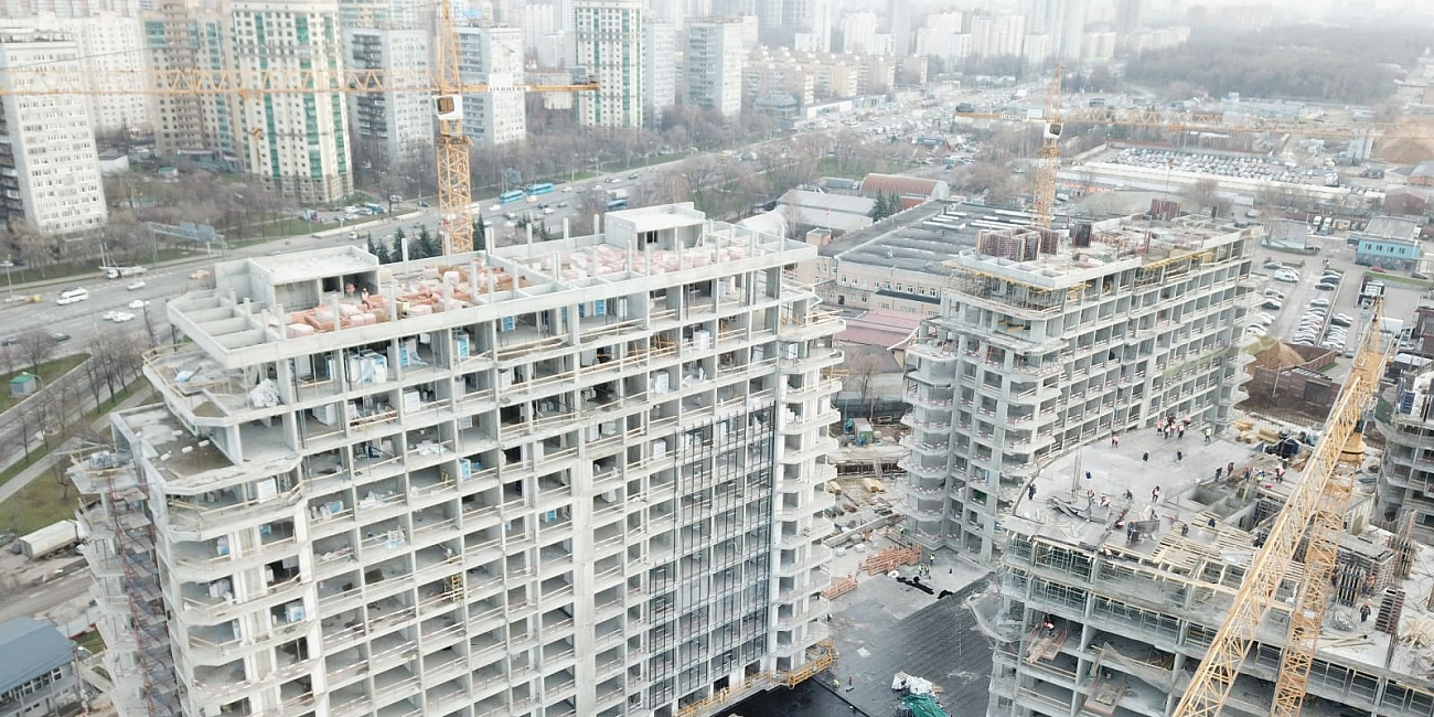 Завершены монолитные работы в корпусе С2